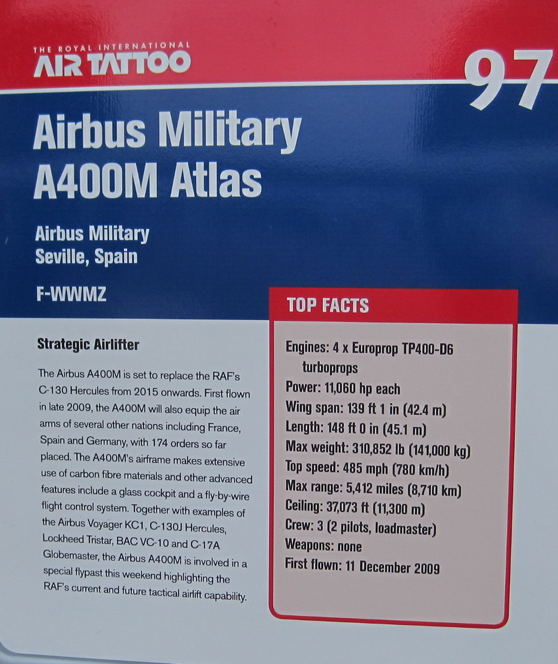 A400M Atlas Facts
